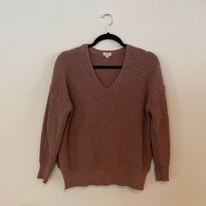 Debut | dusty rose sweater